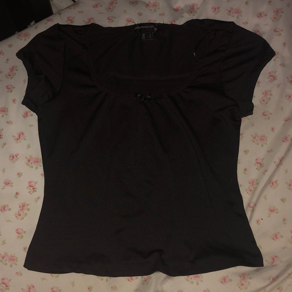 Streetwear Society Black Short Sleeve Scoop Neck Tee